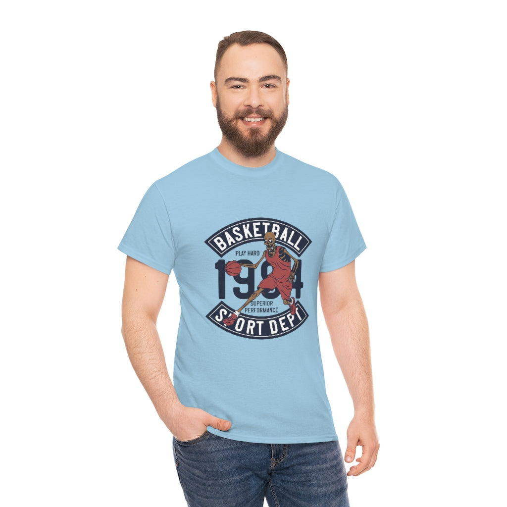 Basketball Play Hard Superior Performance T-Shirt Sport with Basketball