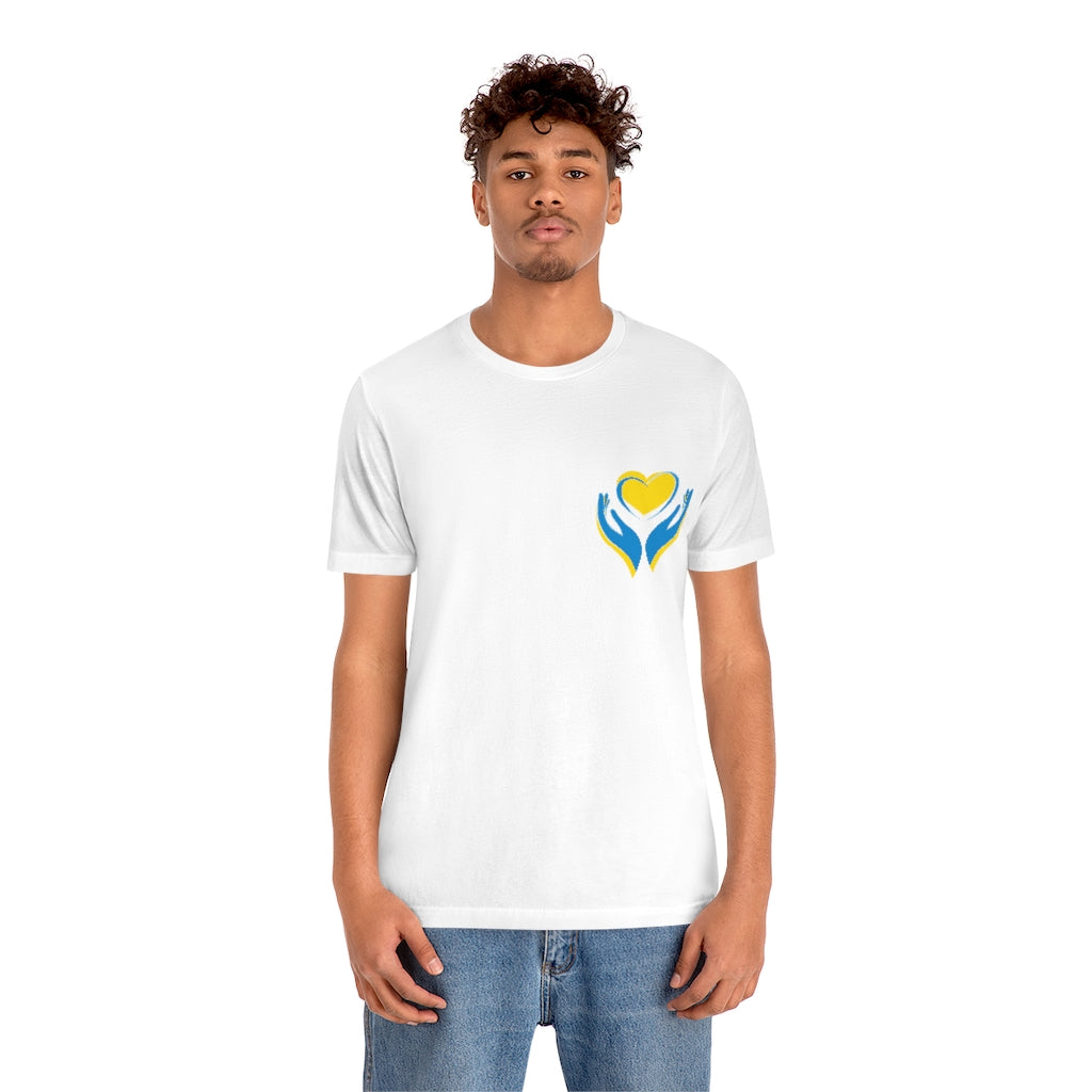 Ukraine in my heart unisex Jersey Short Sleeve Tee