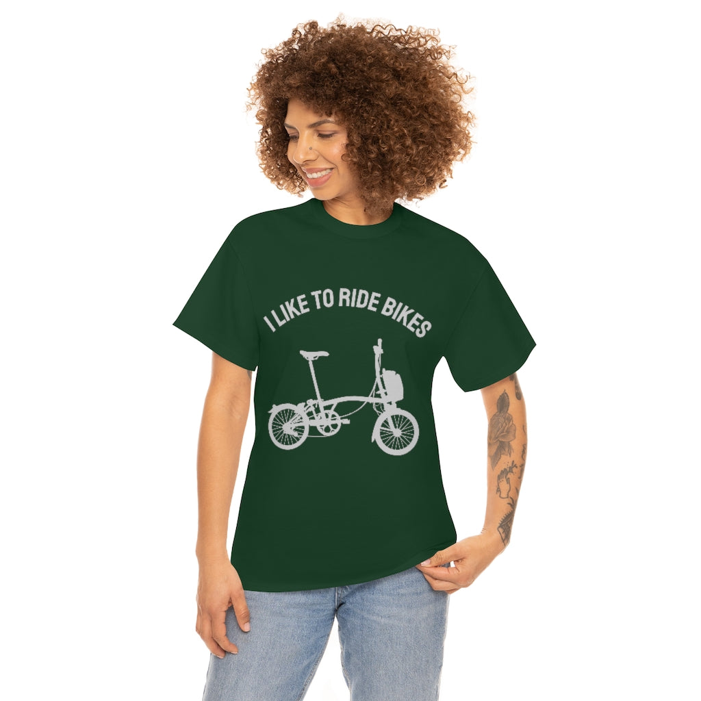 I like to ride Bikes - T-Shirt Sport with Bike