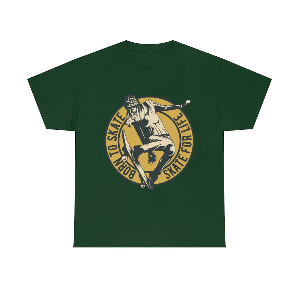 Born to Skate T-Shirt Sport with Skateboard