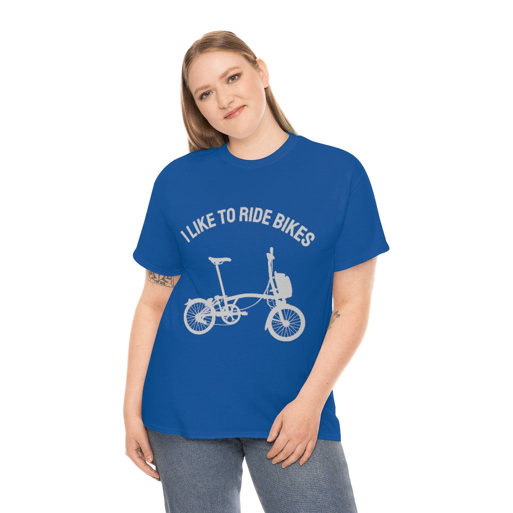 I like to ride Bikes - T-Shirt Sport with Bike