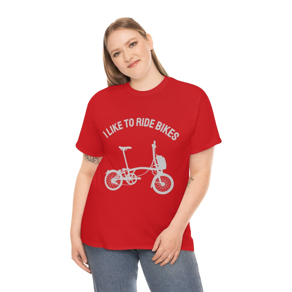 I like to ride Bikes - T-Shirt Sport with Bike