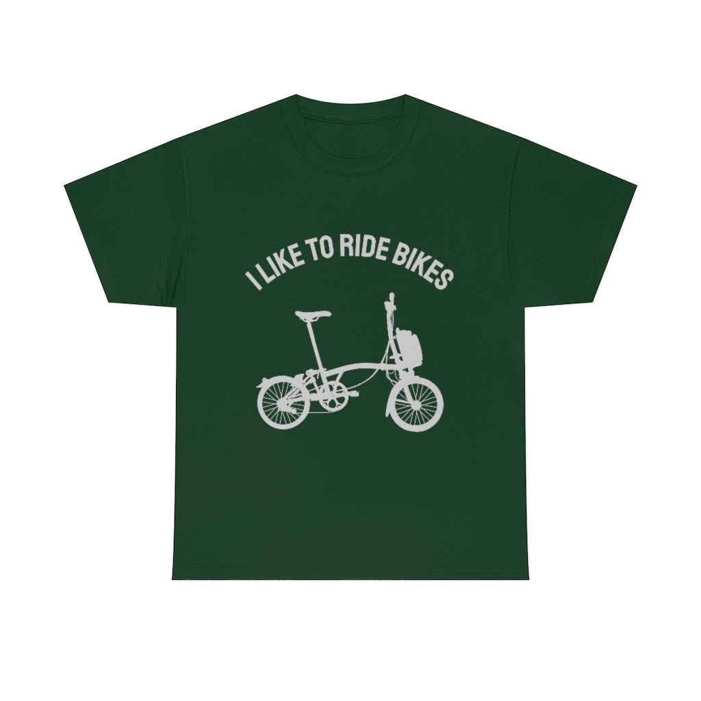 I like to ride Bikes - T-Shirt Sport with Bike