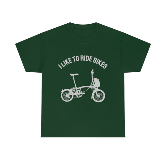 I like to ride Bikes - T-Shirt Sport with Bike