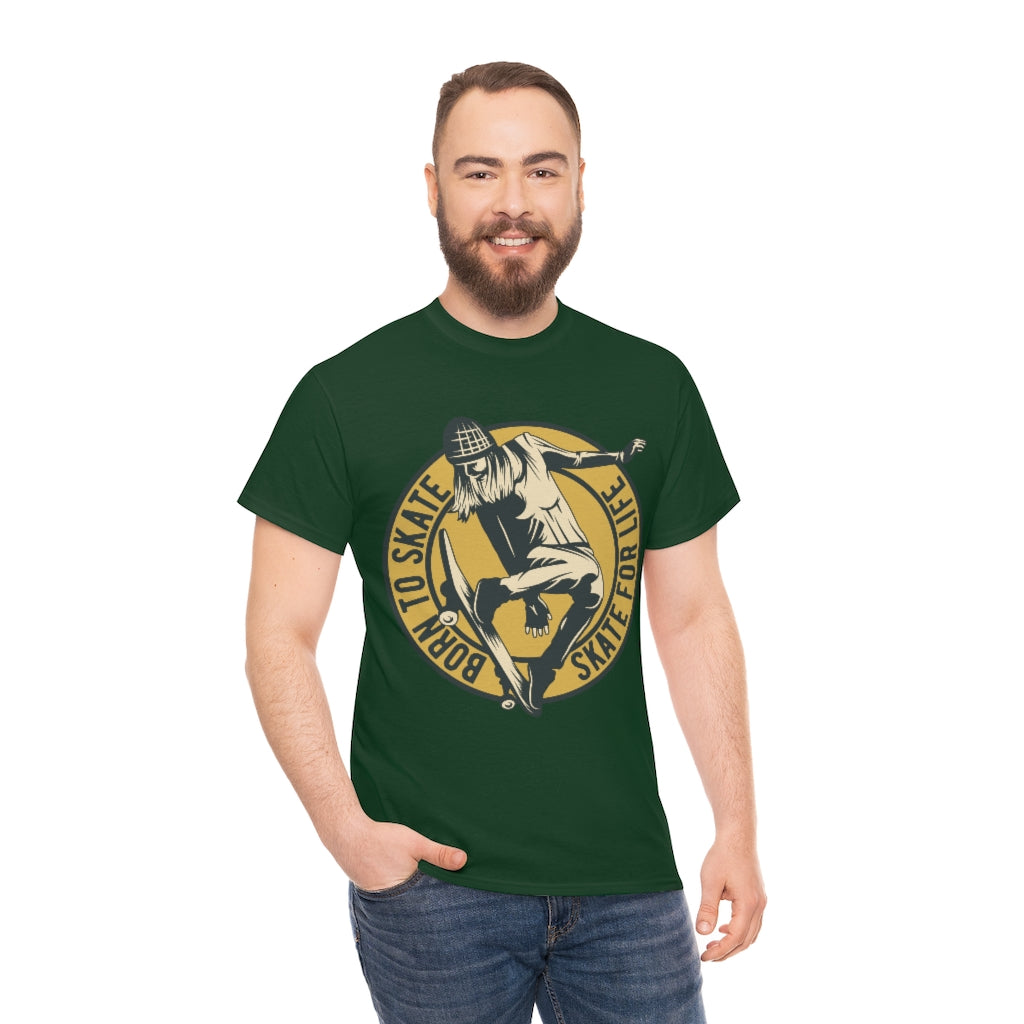 Born to Skate T-Shirt Sport with Skateboard
