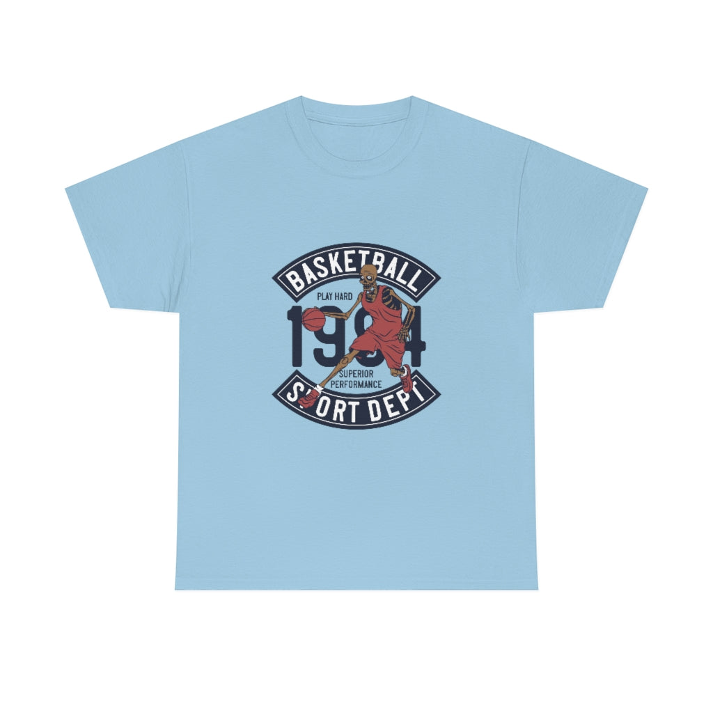 Basketball Play Hard Superior Performance T-Shirt Sport with Basketball