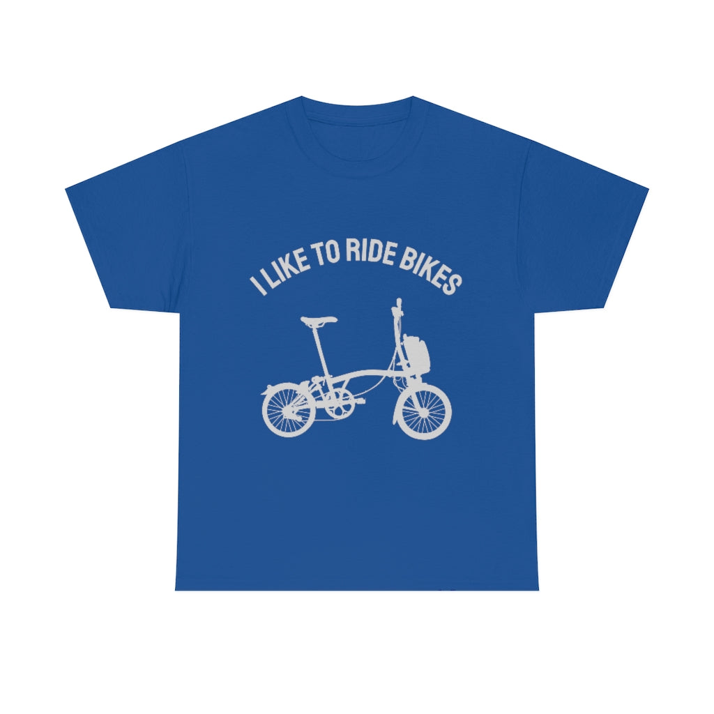 I like to ride Bikes - T-Shirt Sport with Bike
