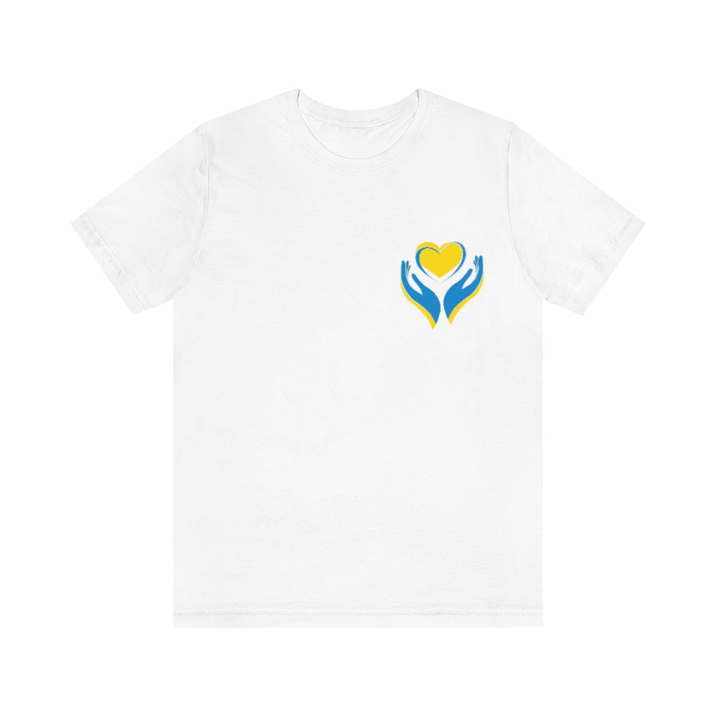 Ukraine in my heart unisex Jersey Short Sleeve Tee