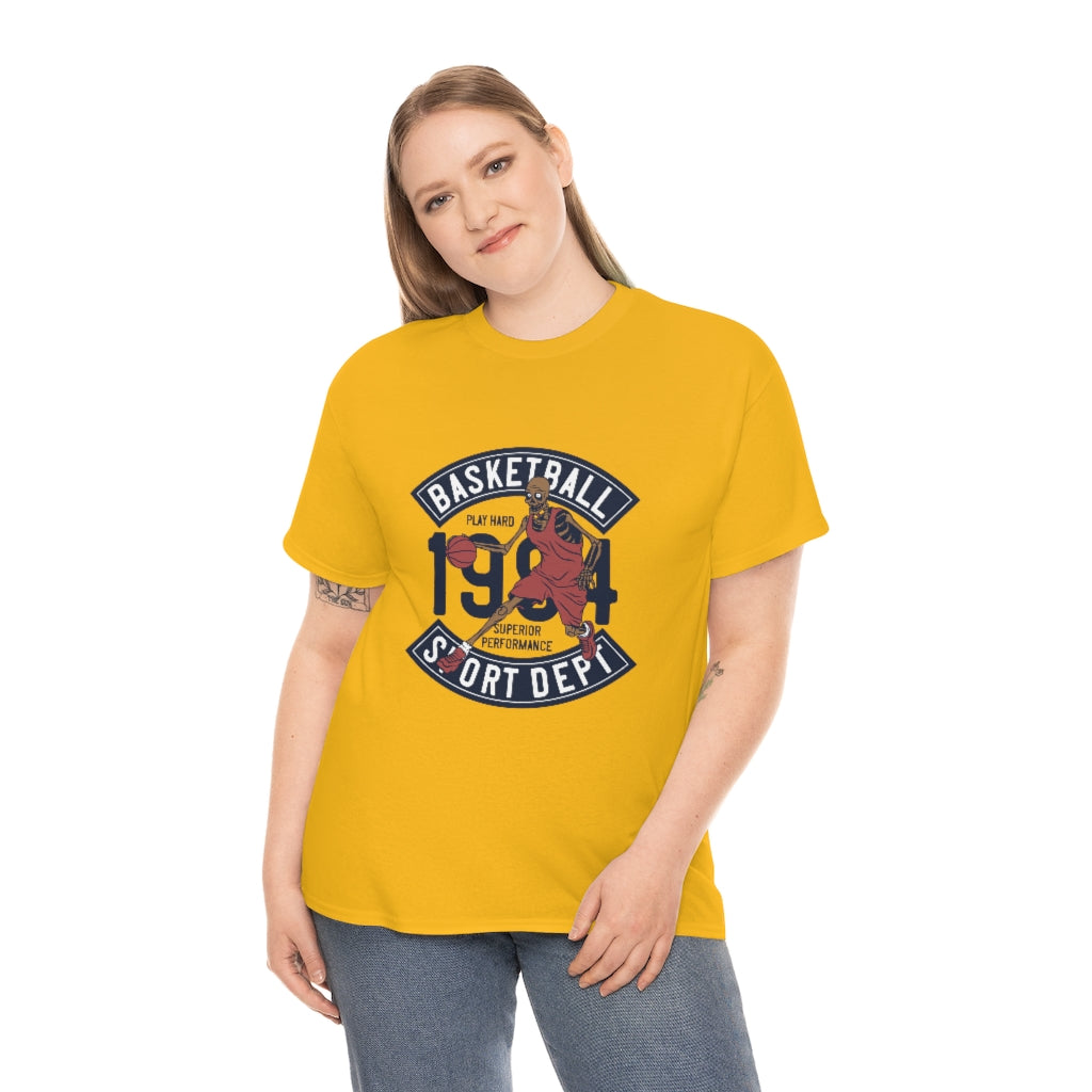Basketball Play Hard Superior Performance T-Shirt Sport with Basketball