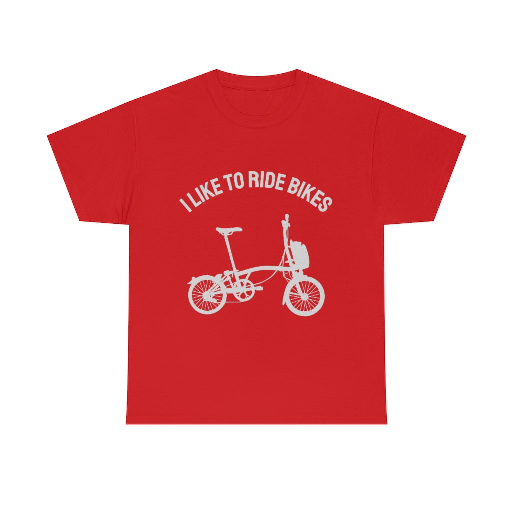 I like to ride Bikes - T-Shirt Sport with Bike