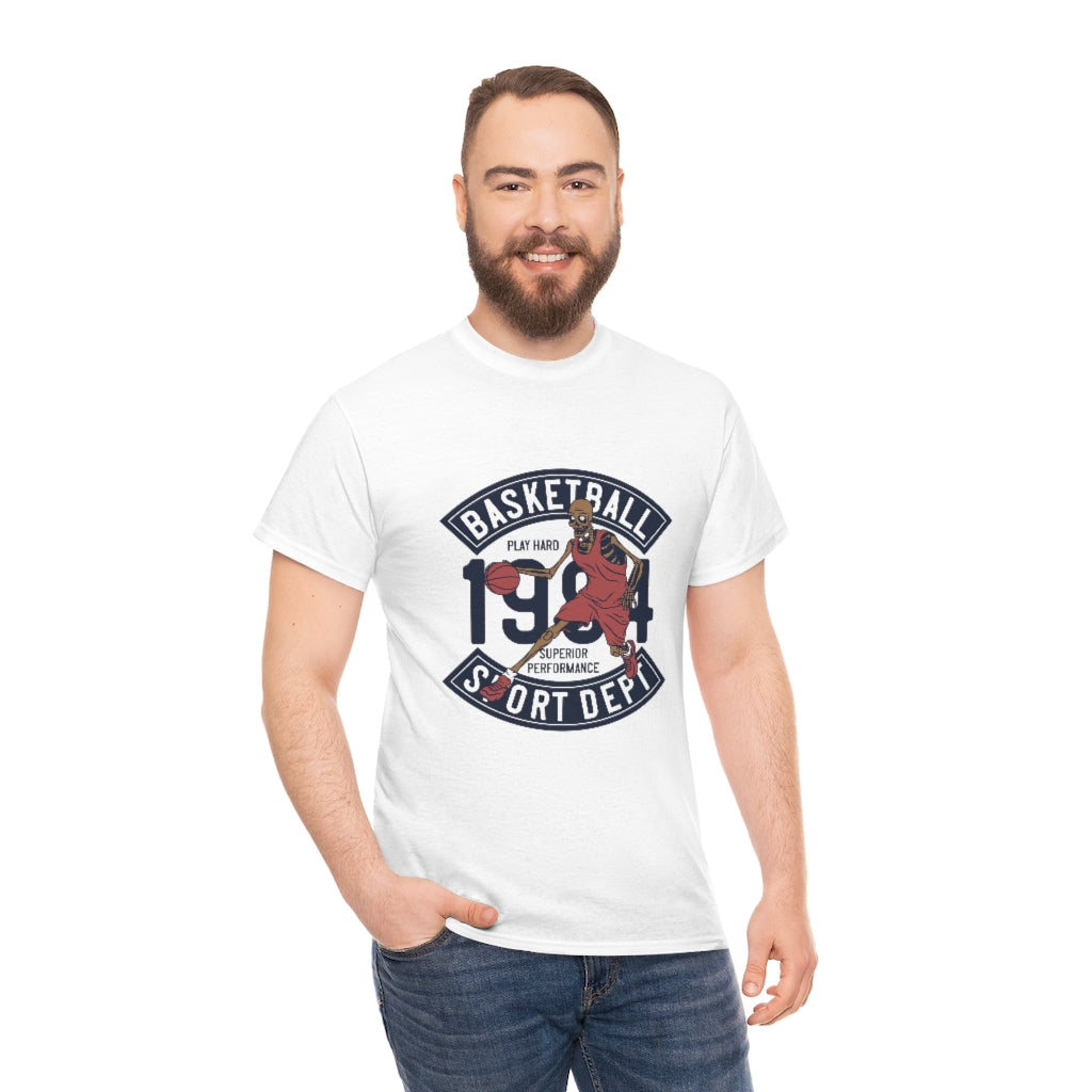 Basketball Play Hard Superior Performance T-Shirt Sport with Basketball