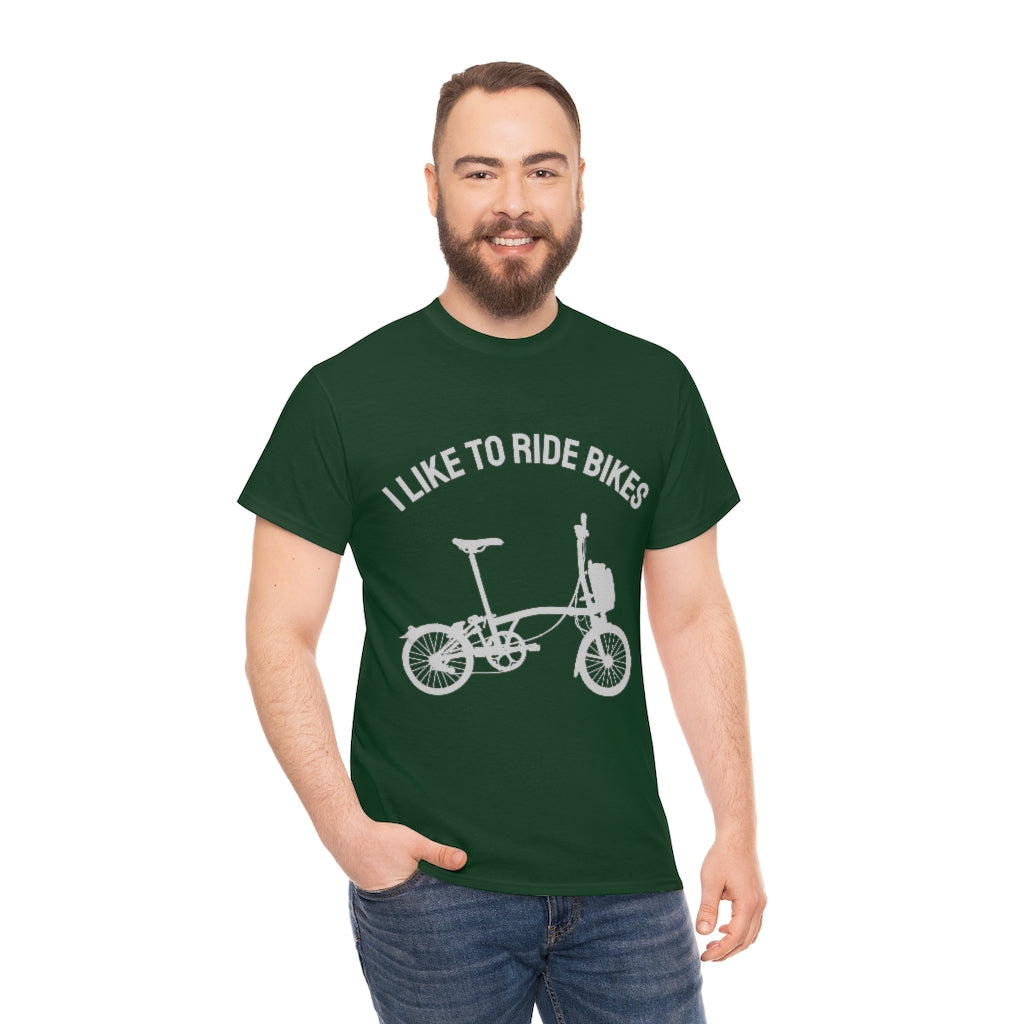 I like to ride Bikes - T-Shirt Sport with Bike