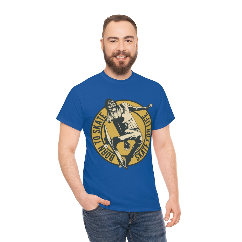 Born to Skate T-Shirt Sport with Skateboard