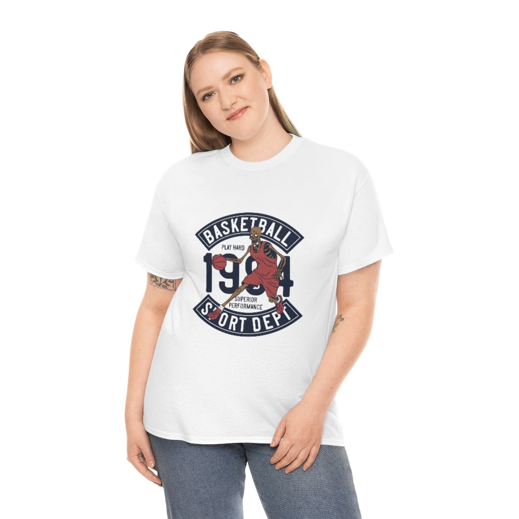 Basketball Play Hard Superior Performance T-Shirt Sport with Basketball