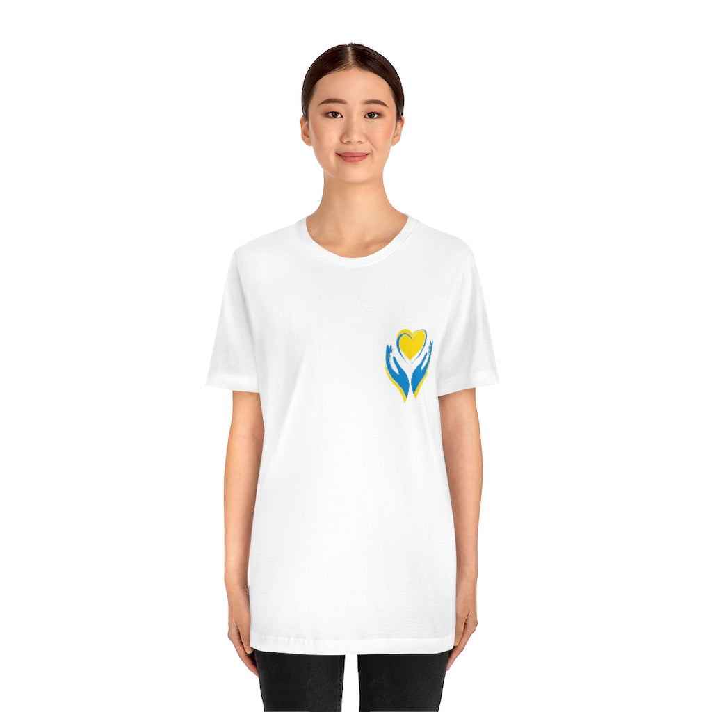 Ukraine in my heart unisex Jersey Short Sleeve Tee
