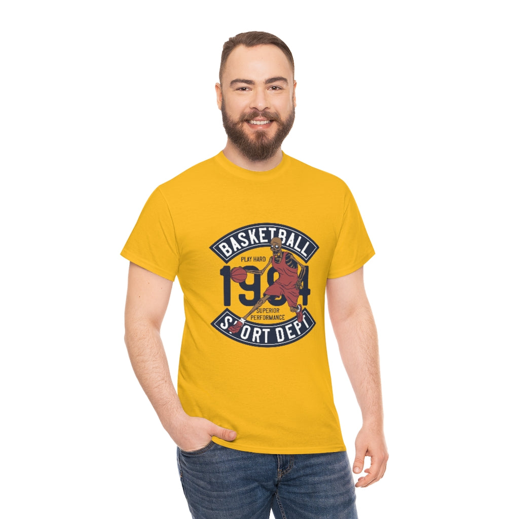 Basketball Play Hard Superior Performance T-Shirt Sport with Basketball