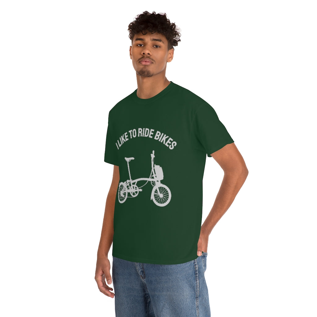 I like to ride Bikes - T-Shirt Sport with Bike