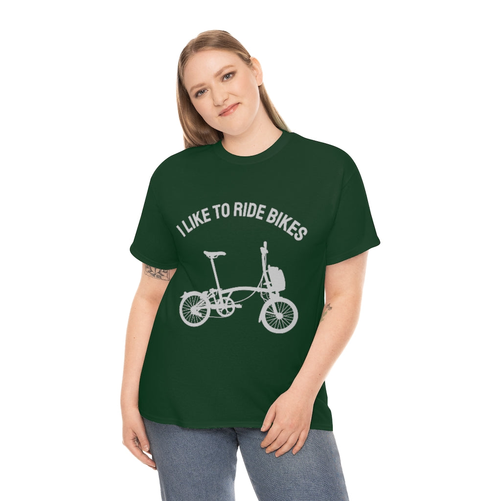 I like to ride Bikes - T-Shirt Sport with Bike