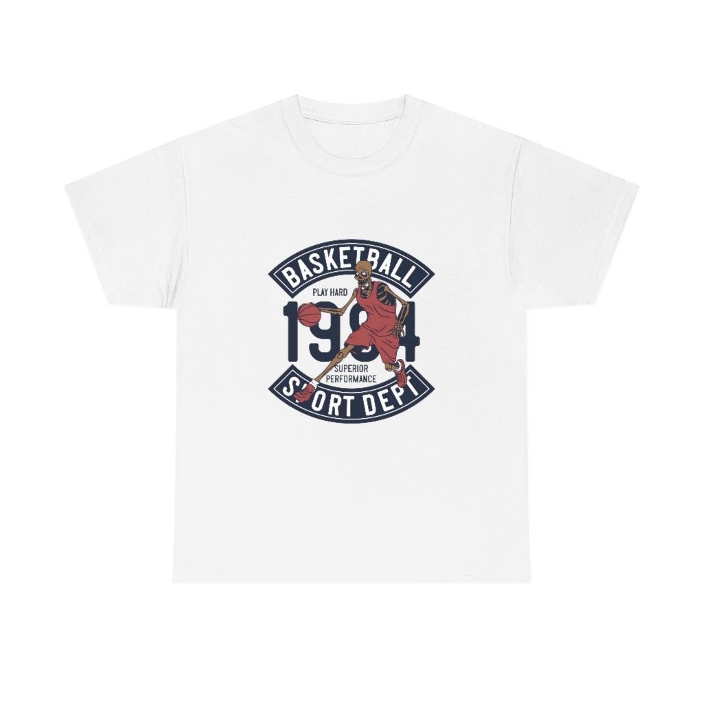 Basketball Play Hard Superior Performance T-Shirt Sport with Basketball