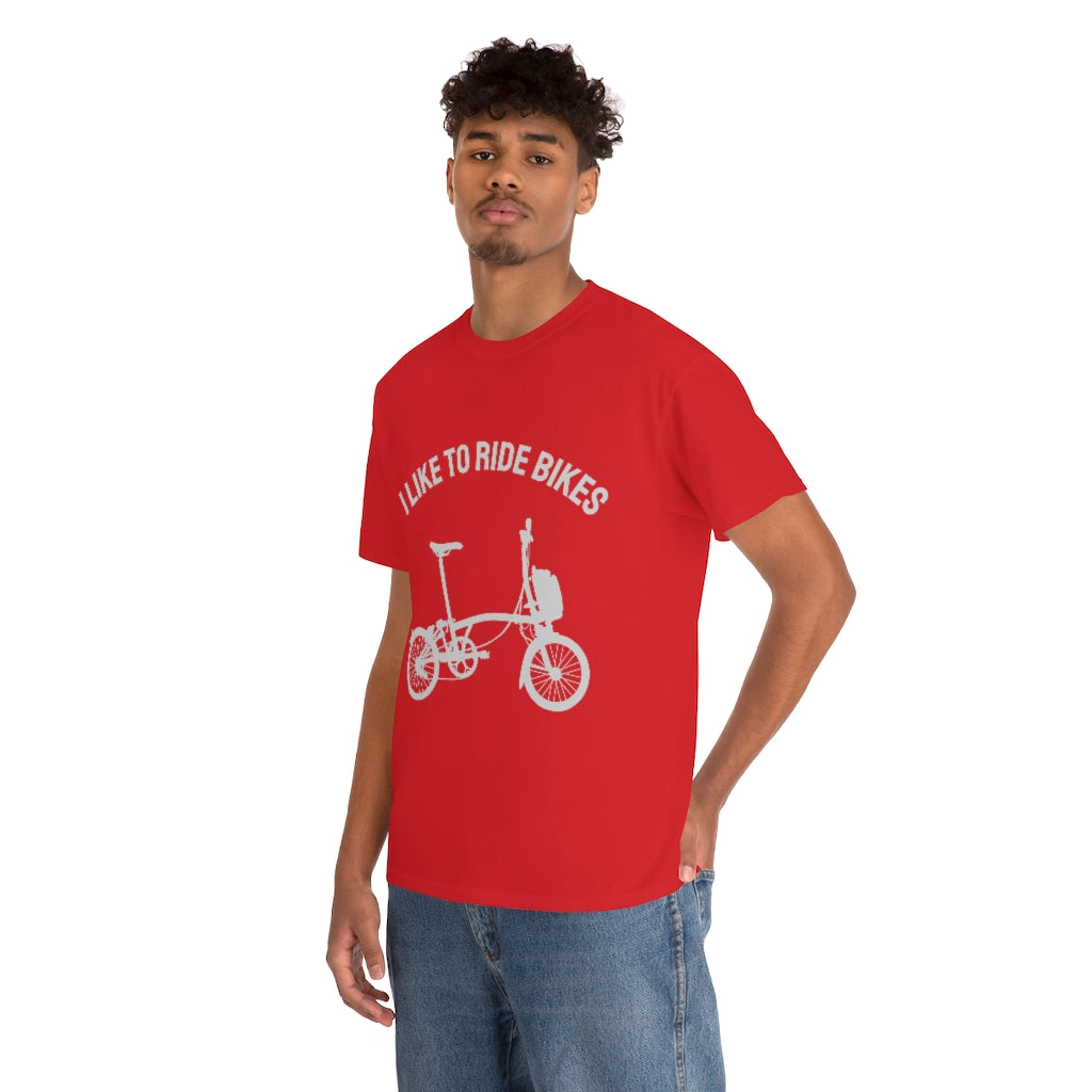 I like to ride Bikes - T-Shirt Sport with Bike