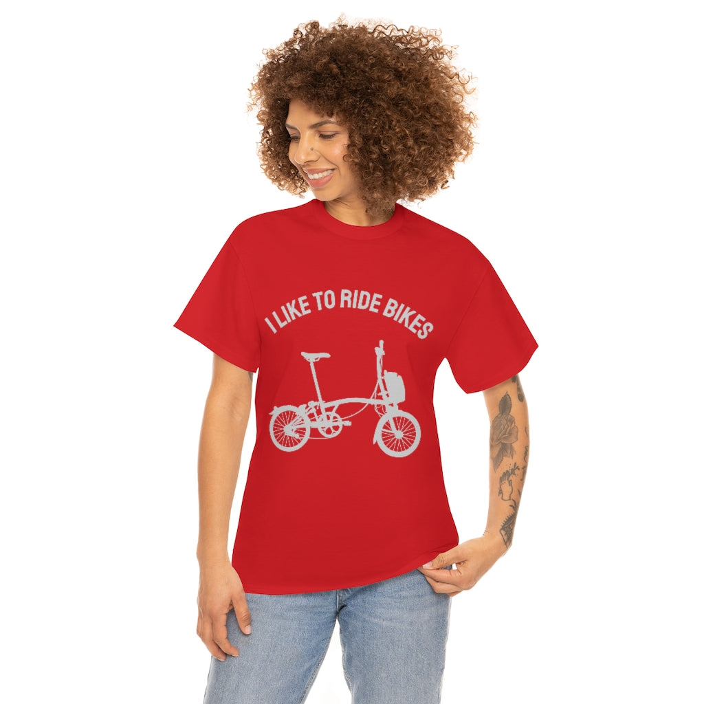 I like to ride Bikes - T-Shirt Sport with Bike